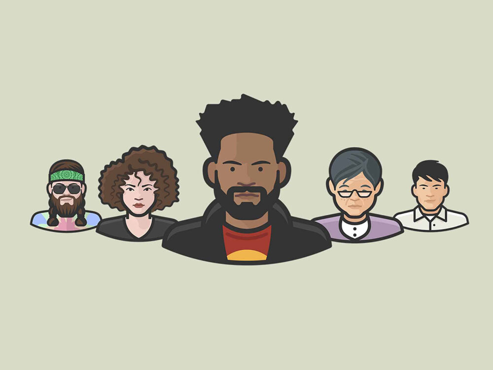 30 Free Diversity Avatars Vector Icons
