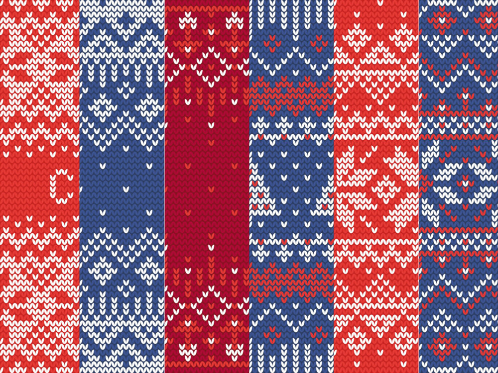 6 Knitting Seamless Patterns
