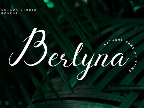 Berlyna Script Font Demo
