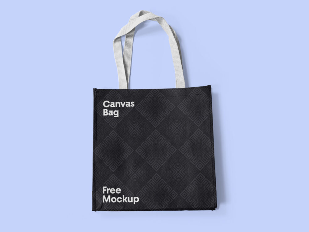 Canvas Bag PSD Mockup