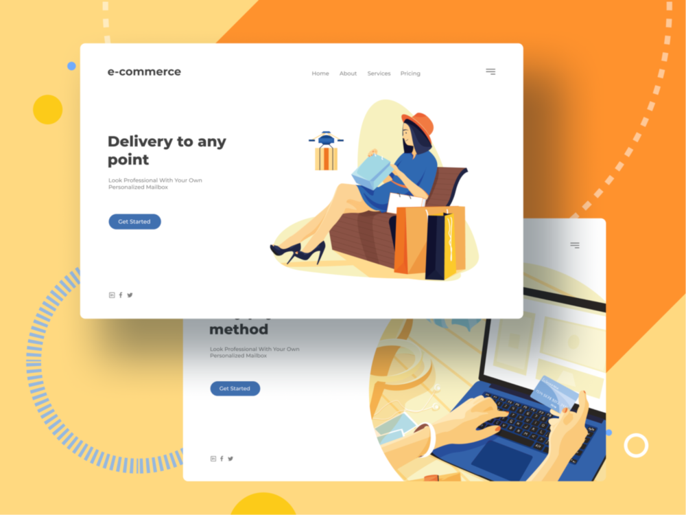 E-commerce Illustrations Set Free