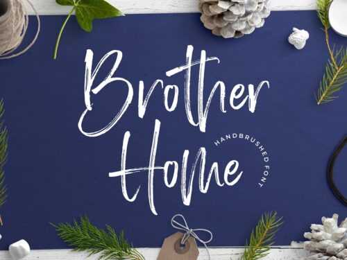 Free Brother Home Font