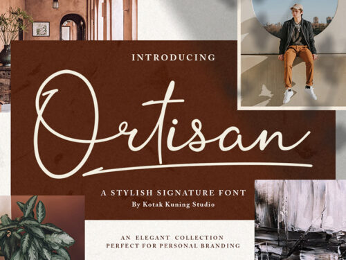 Free Ortisan Signature Font