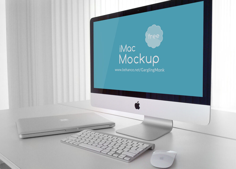 Free PSD iMac Mockup