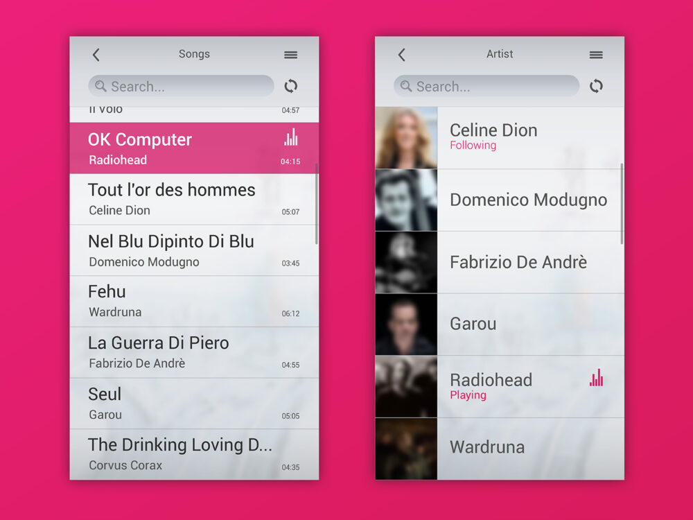 Free Player UI Kit in PSD