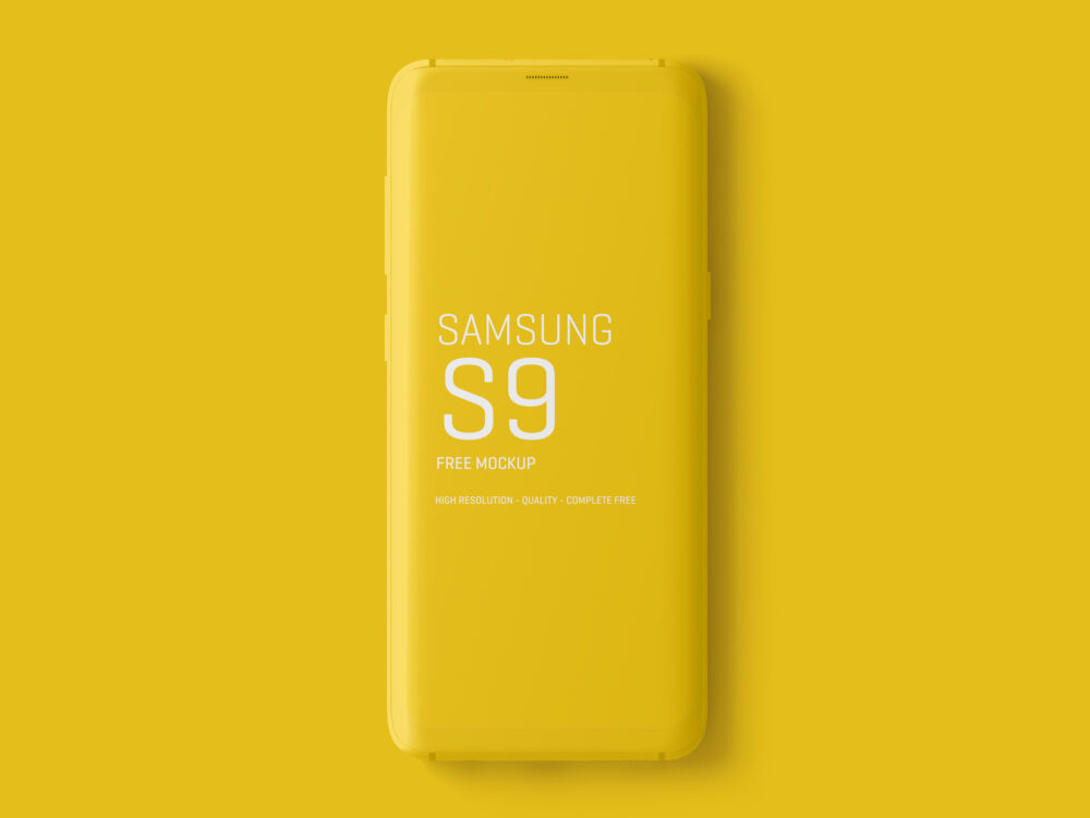 Free Samsung Galaxy S9 Mockup