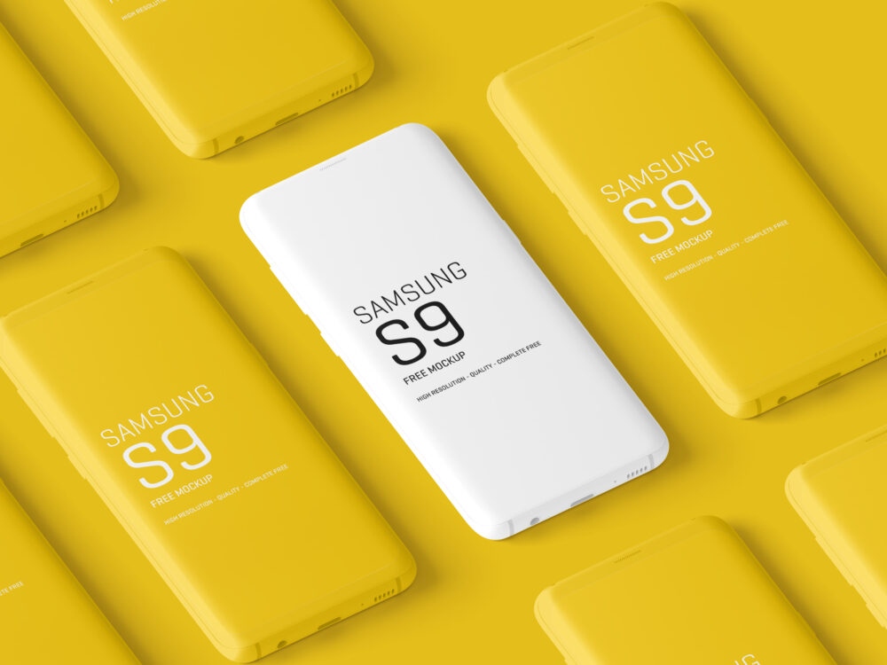 Free Samsung Galaxy S9 Mockup