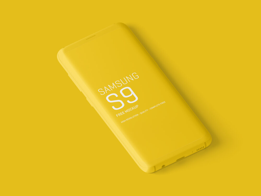 Free Samsung Galaxy S9 Mockup