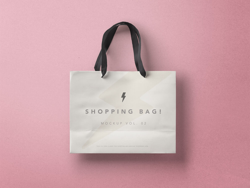 Free Shopping Bag Mockup PSD