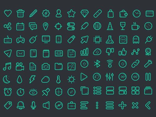 Free Vector Line Icons Set