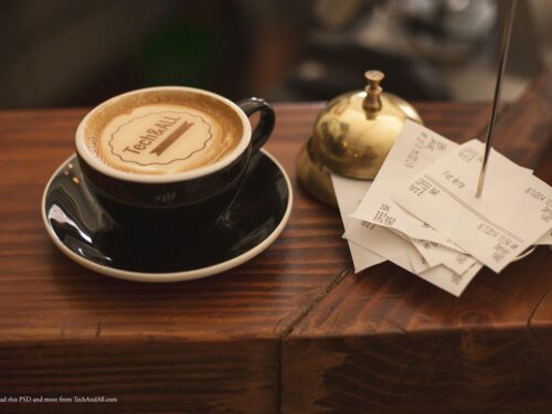 Good Morning Mockup (iPad and Latte Art)