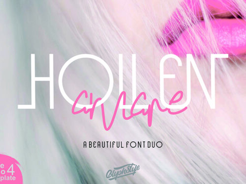 Hollen Amare Font Duo