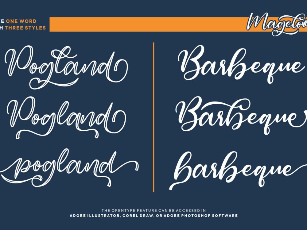 Magelove Handlettering Script