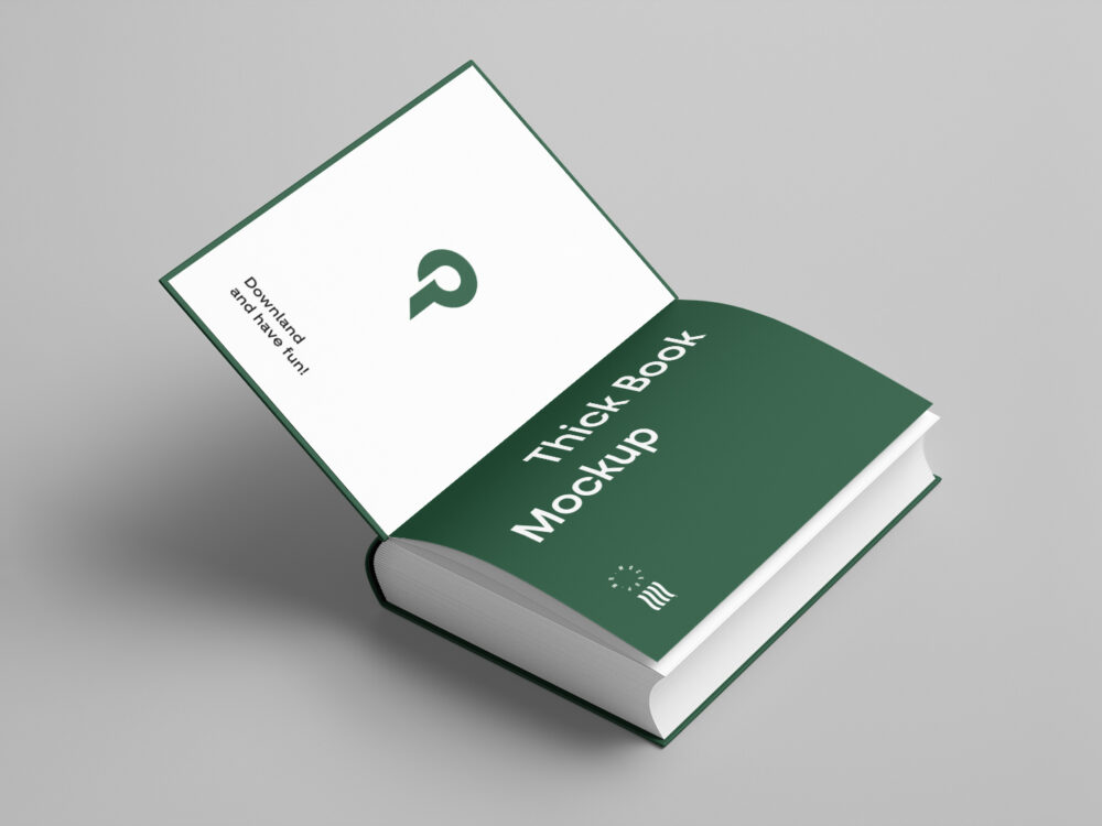 Open Book Mockup