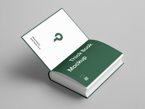 Open Book Mockup
