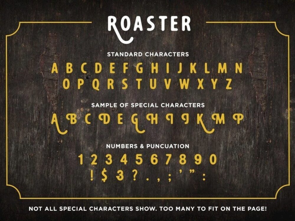 Roaster Free Font Family