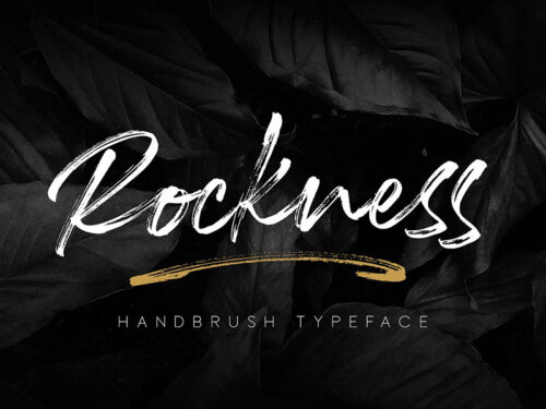 Rockness Handbrush Font