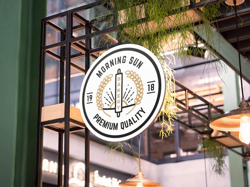 Shop Sign Free Mockup