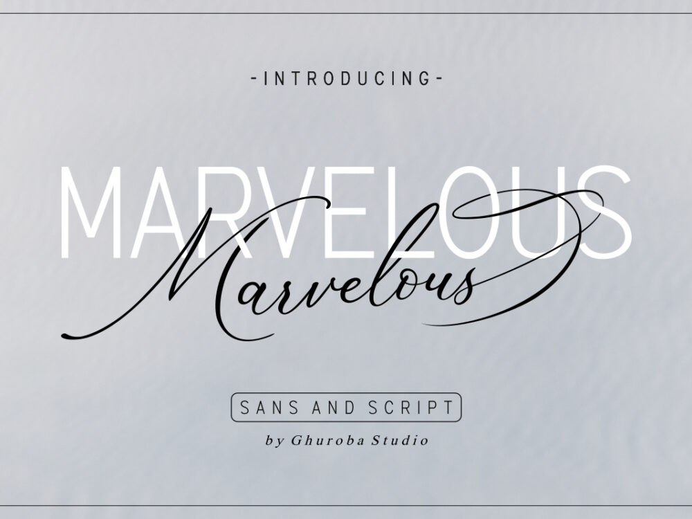 The Marvelous Font Duo