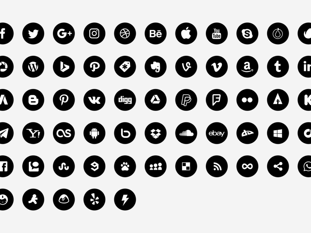 Vector Social Media Icons