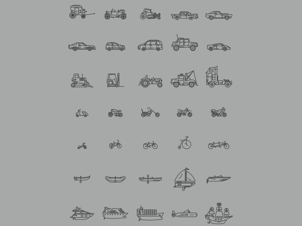 280 Vector Line Icons Pack