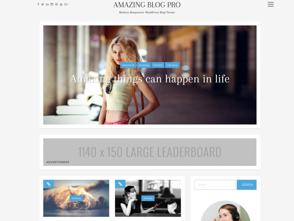 Amazing Blog Theme