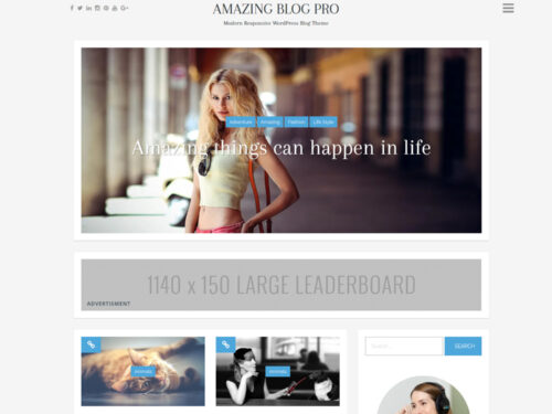 Amazing Blog Theme