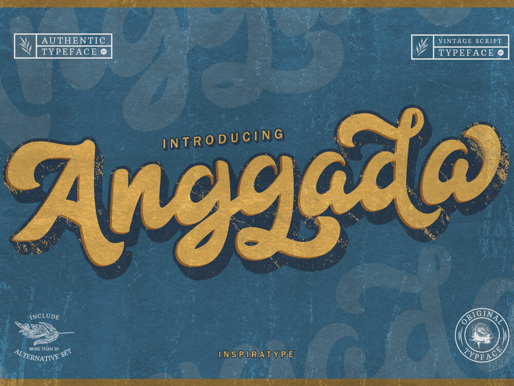Anggada Vintage Script Demo