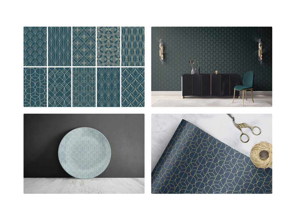 Art Deco Geometric Patterns