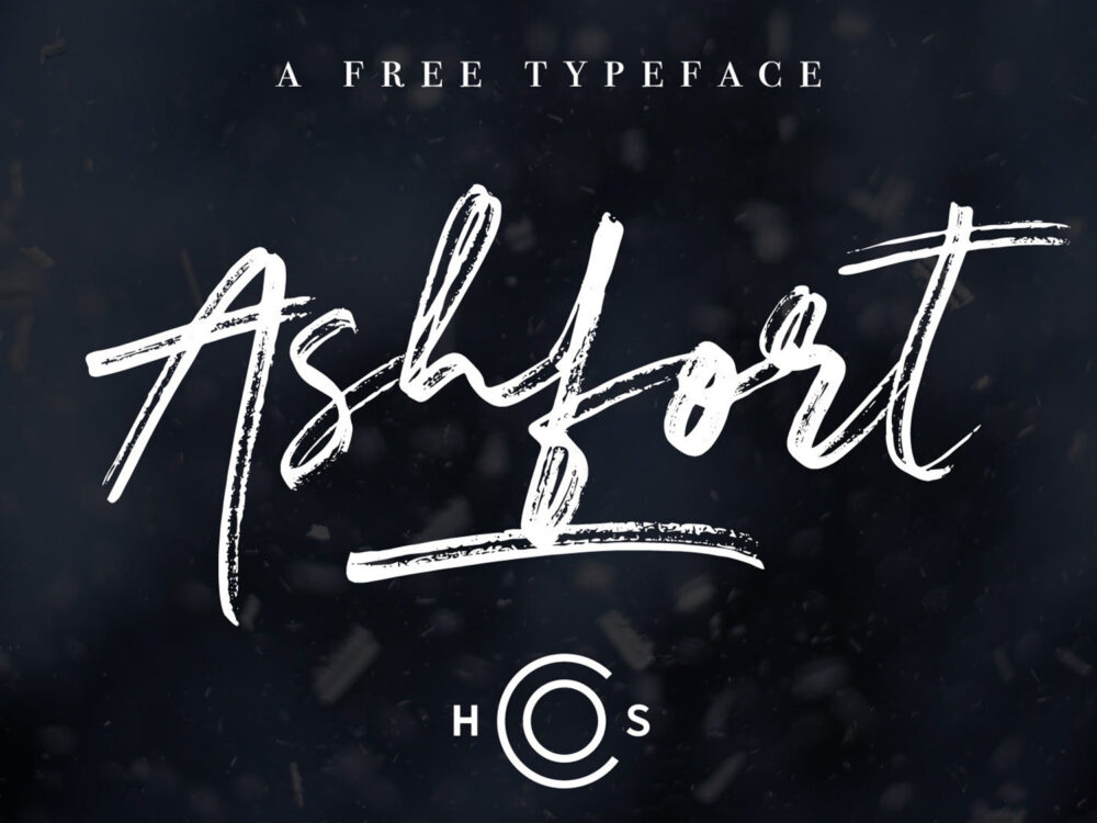 Free Ashfort Brush Font