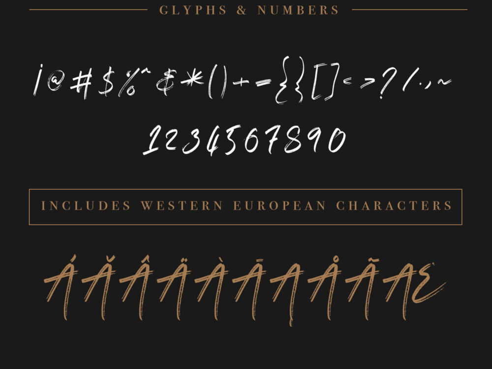 Free Ashfort Brush Font