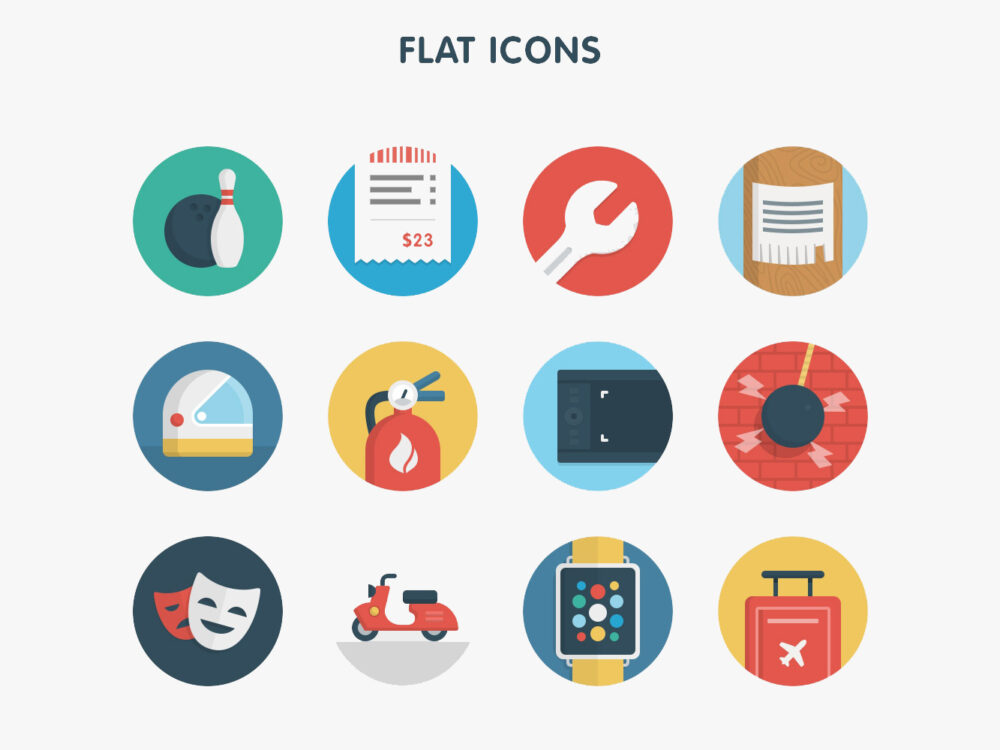 Ballicons Flat Icons Set
