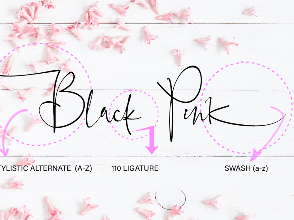 Black Pink Signature Script