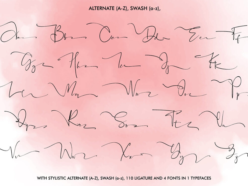 Black Pink Signature Script