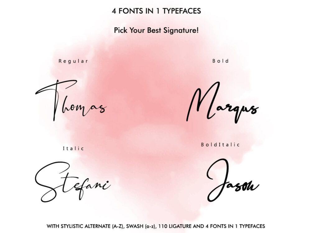 Black Pink Signature Script