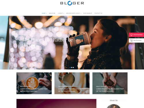Bloger - Free CMS Template