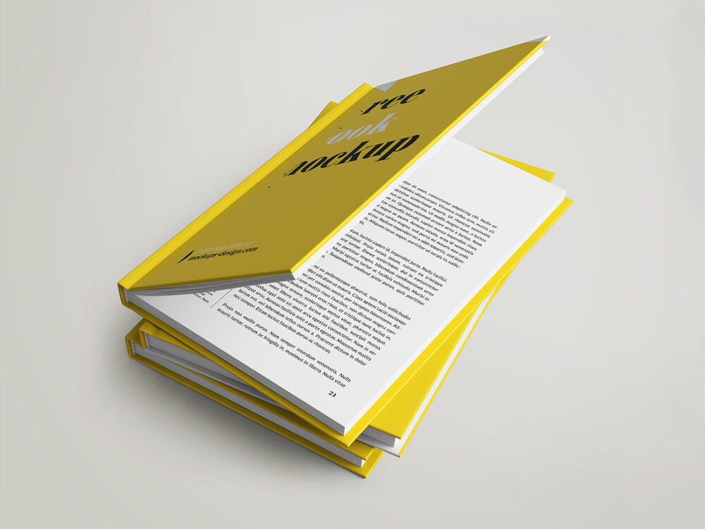 Book Mockup Free Set in PSD