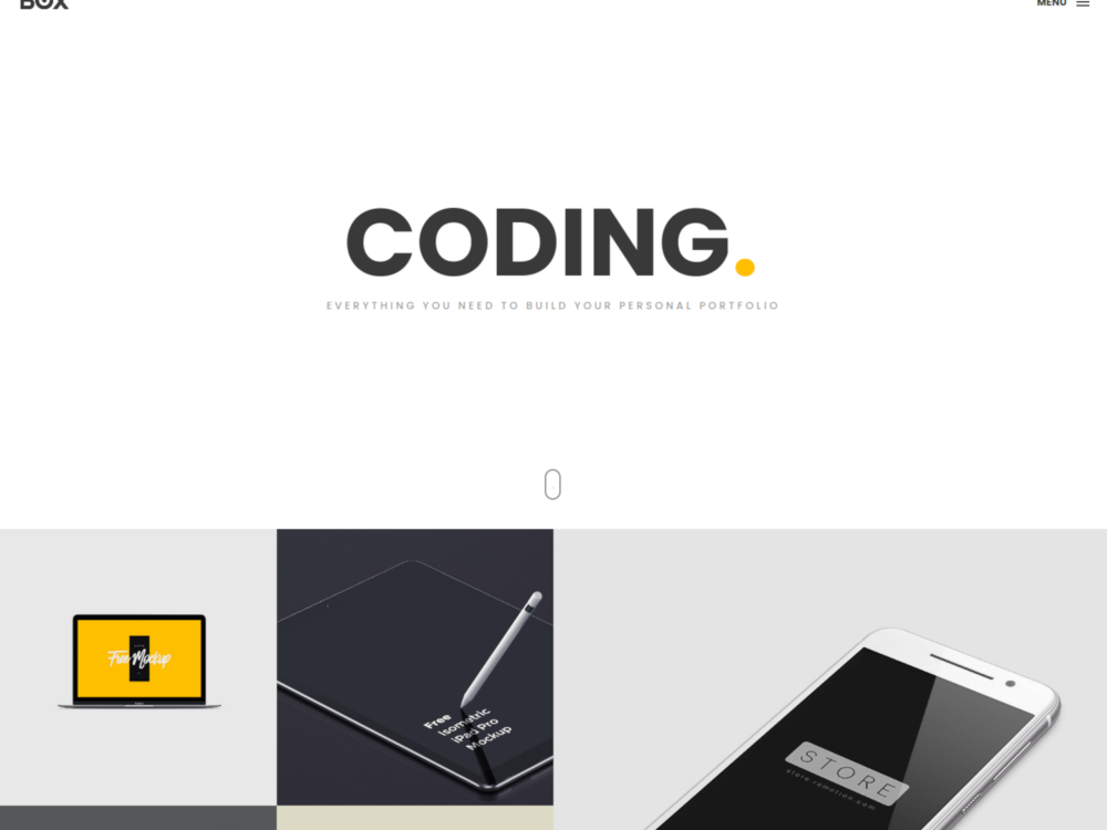 Box Portfolio HTML Template