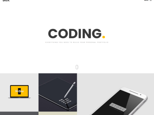 Box Portfolio HTML Template