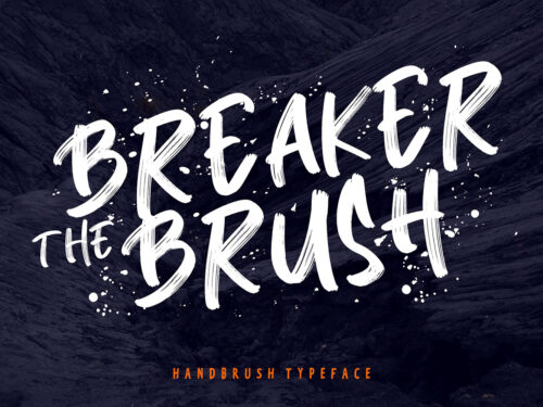 Breaker The Brush Free Font