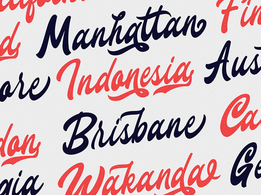 Callerious Handlettering Script