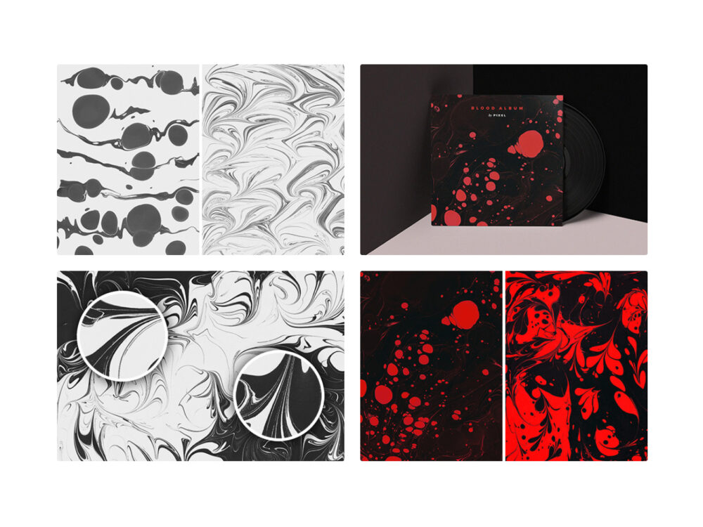 Ebru Marble Textures