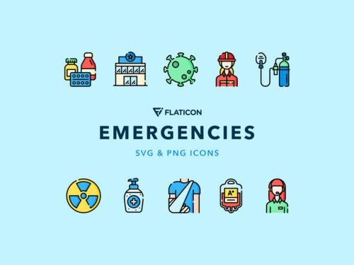 Emergencies Vector Icons