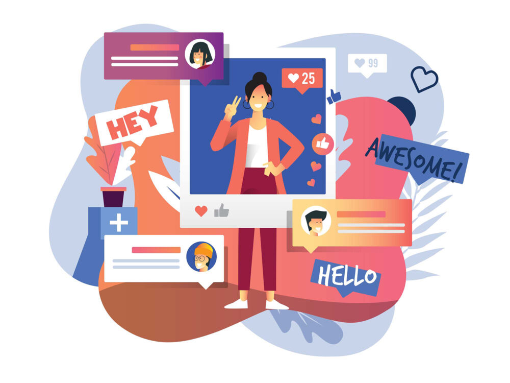 Famous Instagrammer Illustration