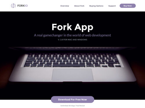 Forkio: One-Page HTML Template