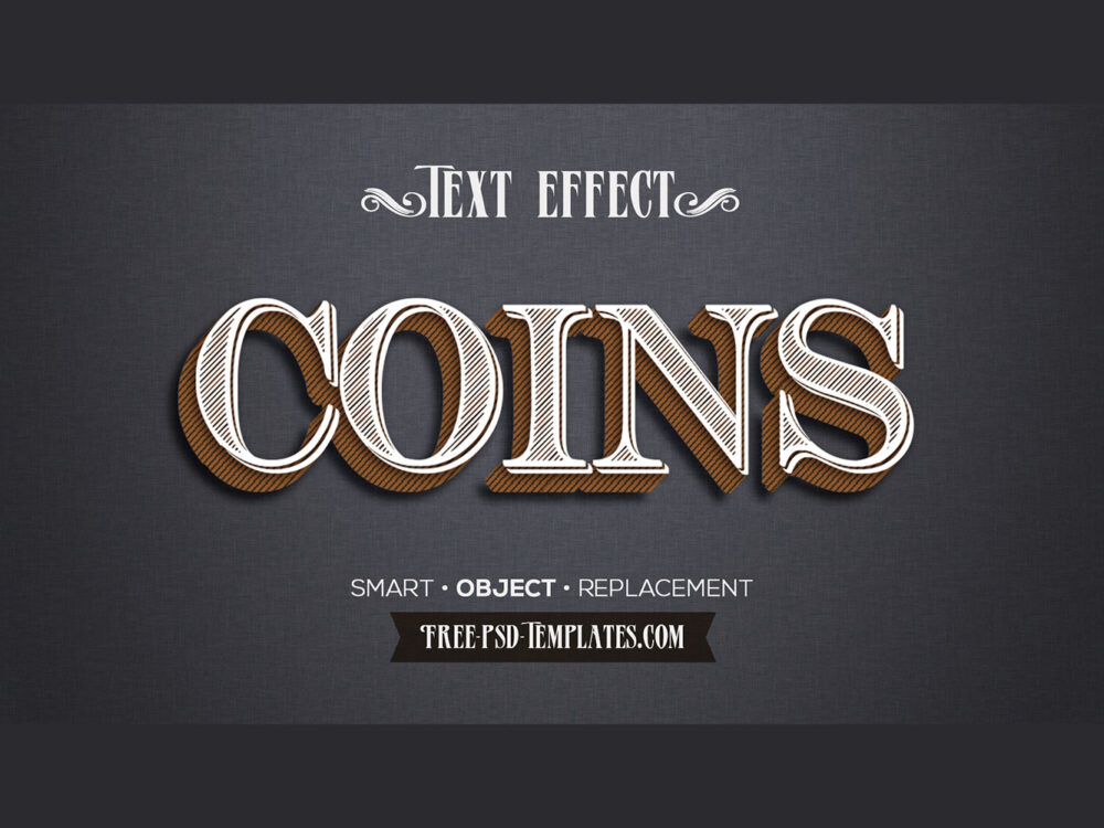 Free 5 Retro Vintage Text Effects