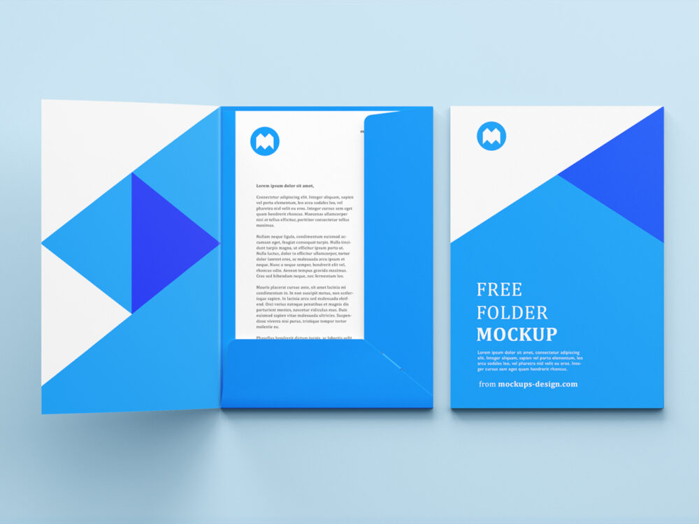 Free Brand Folder Mockup