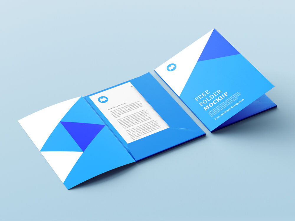 Free Brand Folder Mockup