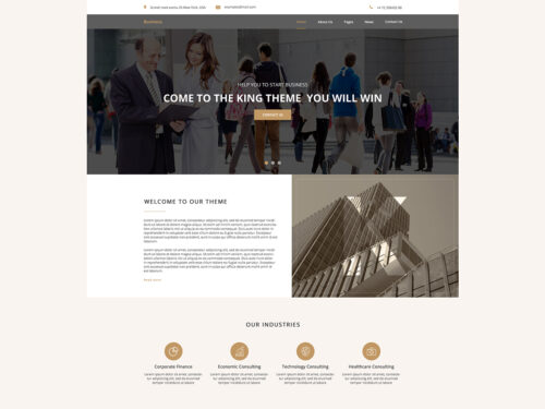 Free PSD Template Landing Page