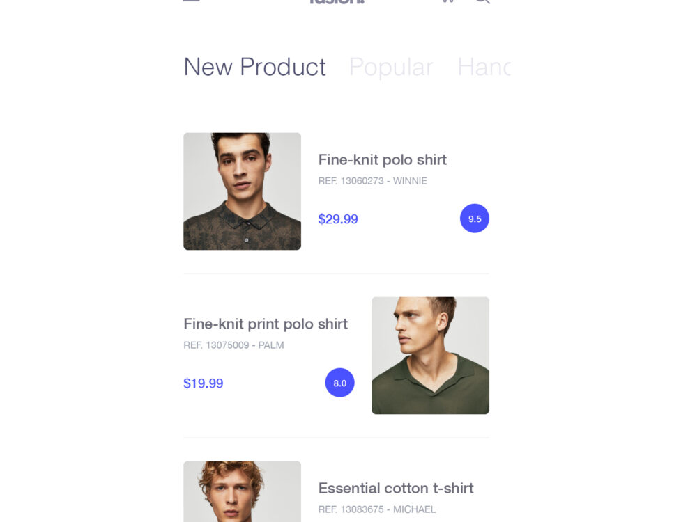 Fusion E-Commerce UI-Kit